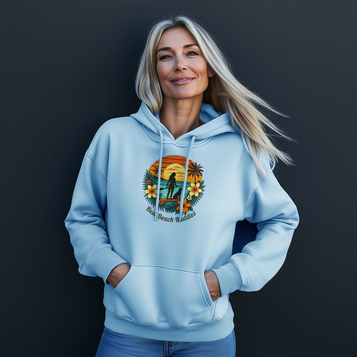 Best Beach Buddies Hoodie – Stylisches Statement für Hundeliebhaber