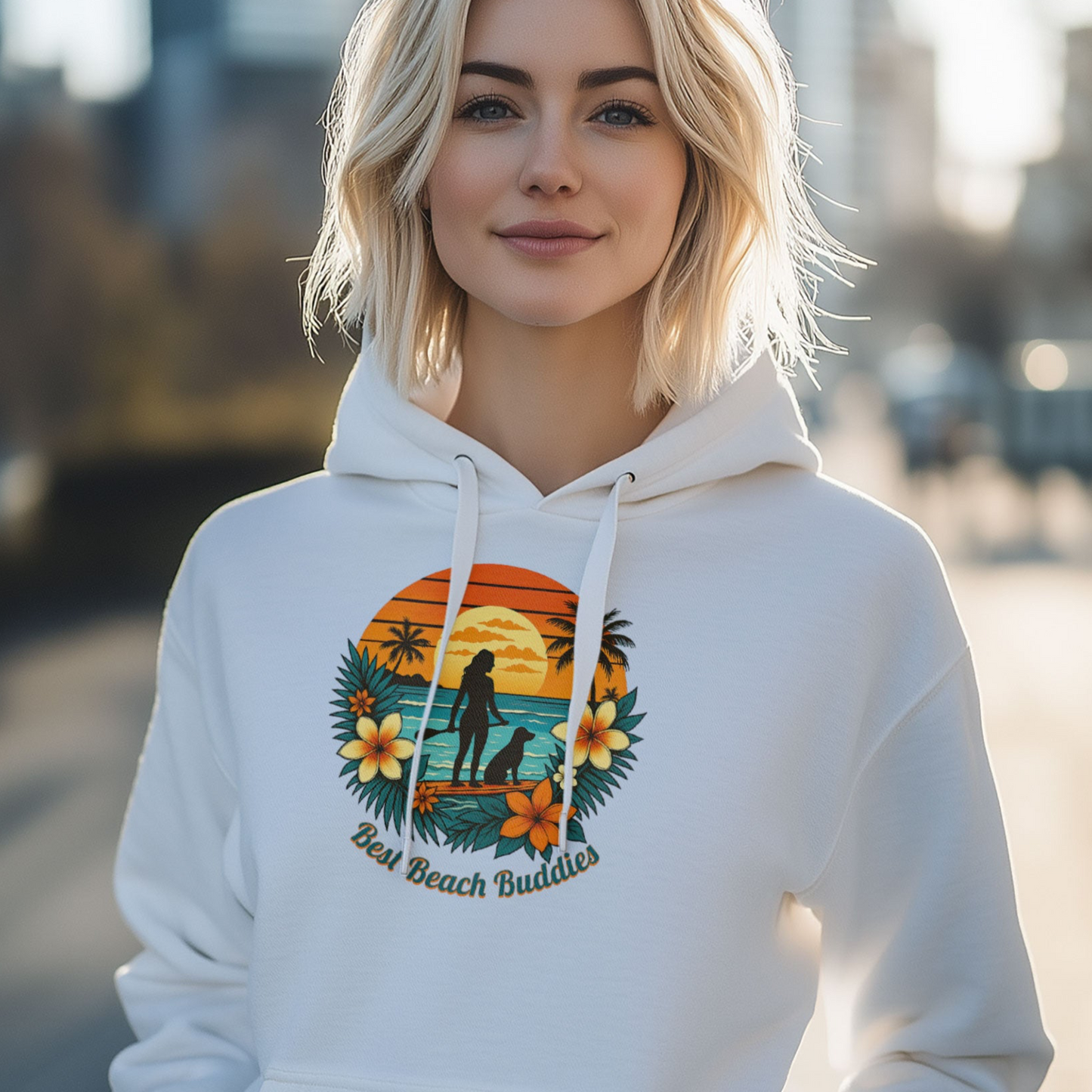 Best Beach Buddies Hoodie – Stylisches Statement für Hundeliebhaber