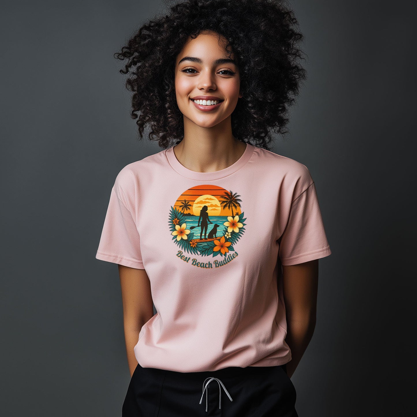 Best Beach Buddies T-Shirt – Stylisches Statement für Hundeliebhaber