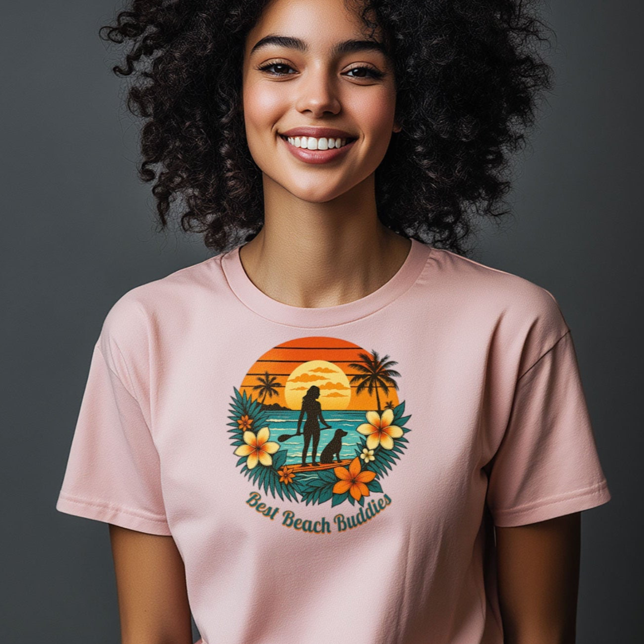 Best Beach Buddies T-Shirt – Stylisches Statement für Hundeliebhaber